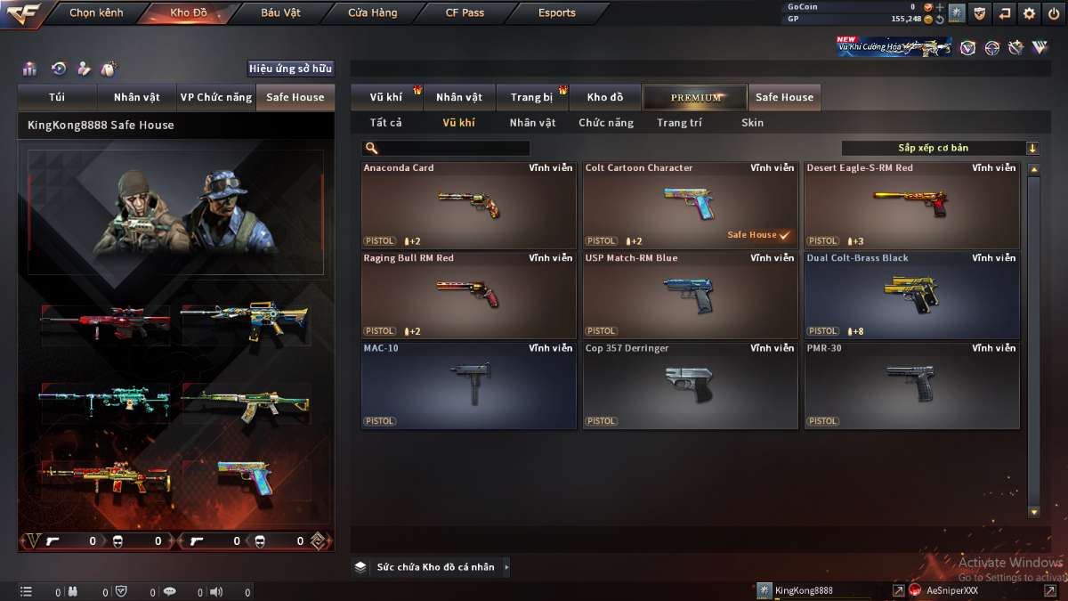 shop acc cf uy tin gia re